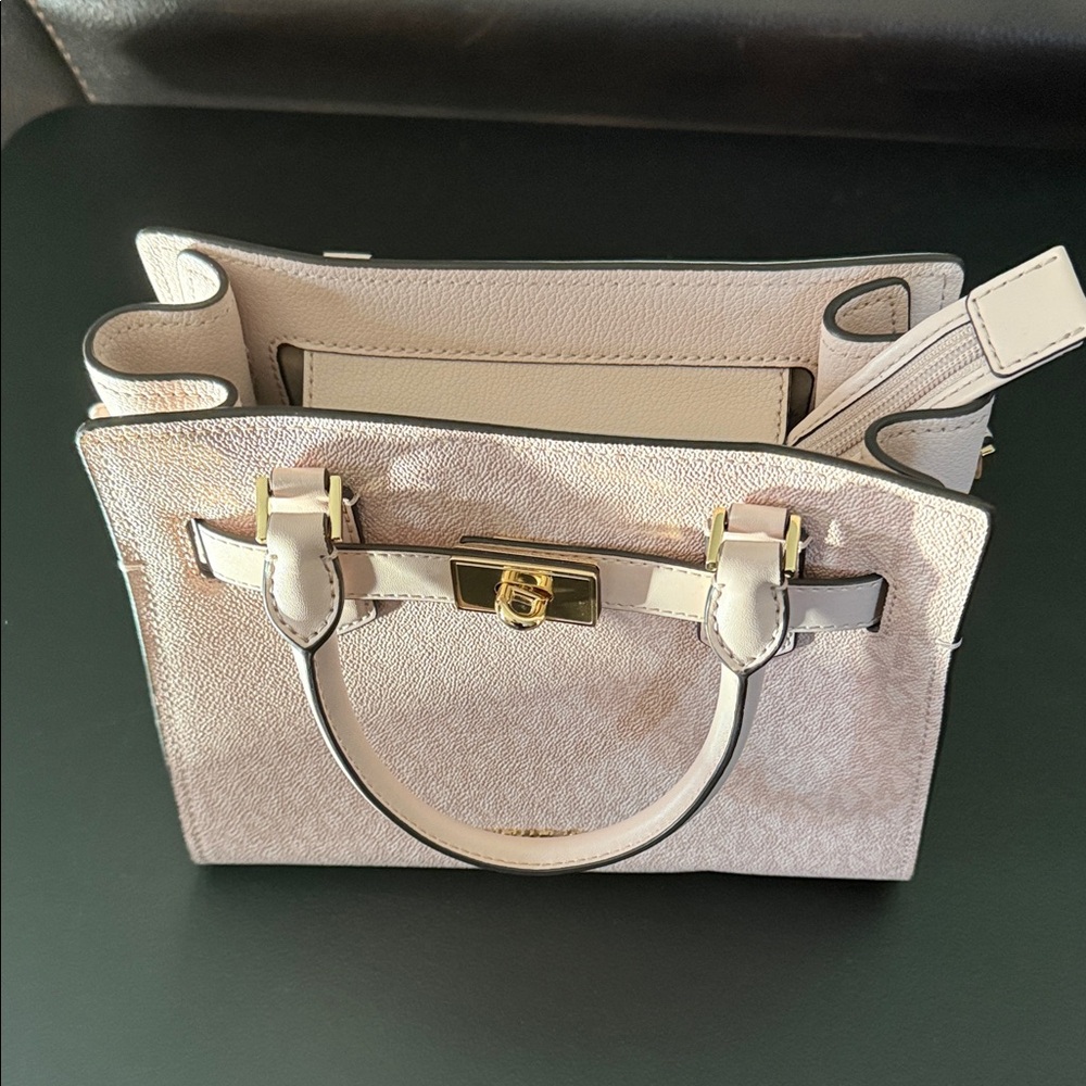 Michael Kors Elegant  Pink Cream Handbag